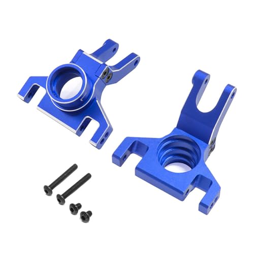 tieedhfu 2 stücke Rear Hub Carrier Für 1/8 Aluminium Legierung Monster Trucks RC Auto Zubehör Ersatz Teile RC Upgrade Teil, Blau von tieedhfu