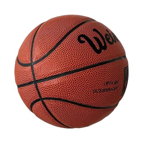 tieedhfu Geeigneter Basketball für Spieler Aller Spielstärken. Langlebiger und Rutschfester, klassischer, Leichter und tragbarer PU Wilson Basketball von tieedhfu