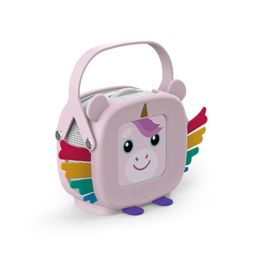 tigermedia tigerbox MINI Starterset Elphi Einhorn, Audio-Streamingbox für Kinder mit Lautstärkebegrenzung, Stereo, Einstellrad, Klinkenstecker, Tragehülle, Farbe rosa, inkl. 4 Wochen tigertones Zugang tigermedia tigerbox MINI Starterset Elphi Einhorn, Audio-Streamingbox für Kinder mit Lautstärkebegrenzung, Stereo, Einstellrad, Klinkenstecker, Tragehülle, Farbe rosa, inkl. 4 Wochen tigertones Zugang von tigermedia