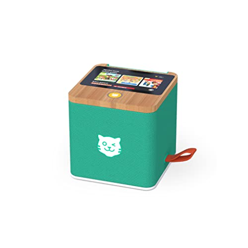 tigermedia tigerbox Startpaket grün CD Box Streamingbox Lautsprecher Kinder Hörspiel Hörbuch Lieder Kinderzimmer Geschenkidee Mädchen Jungen, tigerbox/ticket 14 Tage von tigermedia