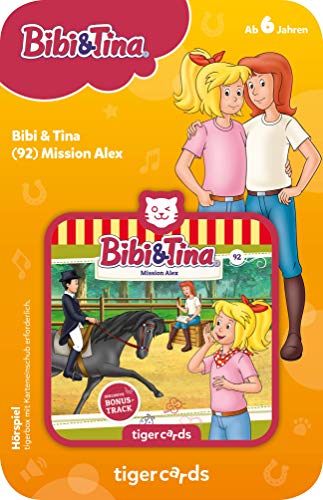 tigermedia tigercard Bibi und Tina Folge 92 Mission Alex Reiterhof Pferde Geschichten tigerbox Boombox Hörwürfel Kinder Hörspiele Hörbuch Musik von tigermedia