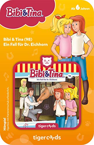 tigermedia tigercard Bibi & Tina Folge 98 Ein Fall für Dr Eichhorn Reiterhof Pferde Geschichten Kindergeburtstag tigerbox Streamingbox Hörspiele von tigermedia