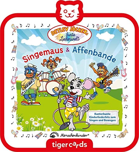 tigermedia tigercard Detlev Jöcker Singemaus und Affenbande schönste Kinderlieder Party Tanzen Spaß tigerbox Hörbox Kind Hörspiel Hörbuch Musik von tigermedia