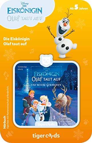 tigermedia tigercard Die Eiskönigin Olaf taut Anna Elsa Hörspiel tigerbox Audioplayer Hörbuch Kindermusik Geschenkidee Einschulung Geburtstag von tigermedia