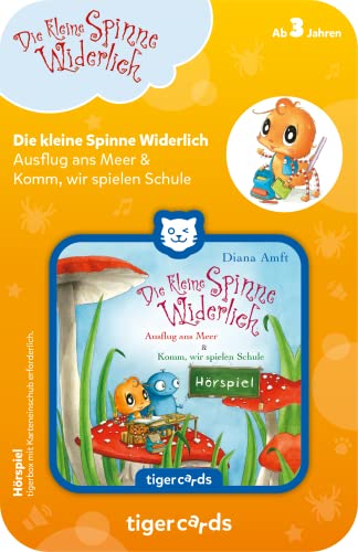 tigermedia tigercard Die kleine Spinne Widerlich Meer Schule Kinder Geschichten Ausflug Autofahrten tigerbox Hörbox Boombox Hörspiel Hörbuch Musik von tigermedia