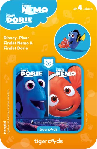 tigermedia tigercard Disney Findet Nemo Findet Dorie Hörspiel Geschenk Enkel Nichte Neffe Patenkind ab 4 tigerbox CD Kassetten Box Hörbuch Musik von tigermedia