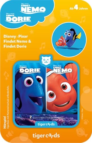 tigermedia tigercard Disney Findet Nemo Findet Dorie Hörspiel Geschenk Enkel Nichte Neffe Patenkind ab 4 tigerbox CD Kassetten Box Hörbuch Musik von tigermedia