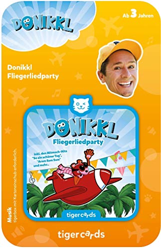 tigermedia tigercard Donikkl Fliegerliederparty Fasching Kostüm Kinder Tanzen Kleiner Hai Piraten Aram Sam Sam tigerbox Musikwürfel Kindermusik von tigermedia