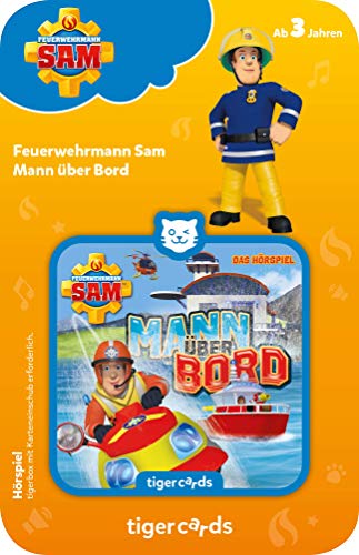 tigermedia tigercard Feuerwehrmann Sam Mann über Bord Hörspiel Abenteuer Jungs tigerbox Hörbox Audioplayer Hörbuch Kindermusik Geschenkidee Sohn von tigermedia