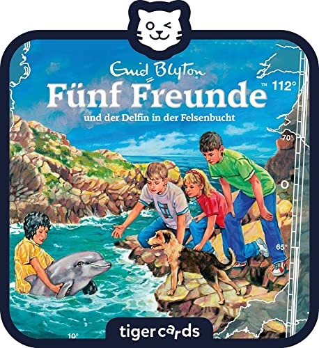 tigermedia tigercard Fünf Freunde Folge 112 Der Delfin in der Felsenbucht Kinder Hörspiele für Autofahrten tigerbox Hörbox Hörbücher Lieder von tigermedia