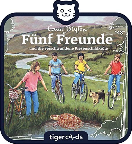 tigermedia tigercard Fünf Freunde Folge 143 die verschwundene Riesenschildkröte Detektiv Geschichte tigerbox Hörbox Kinder Hörspiele Hörbücher von tigermedia