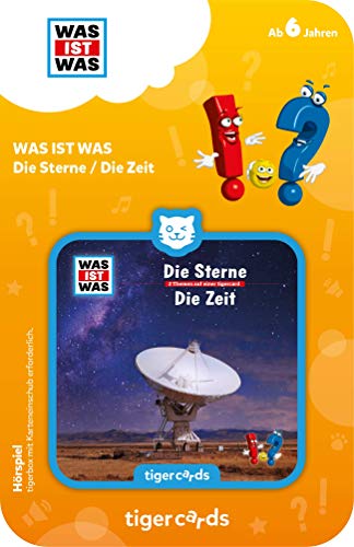 tigermedia tigercard Hörspiel WAS IST WAS Die Sterne Die Zeit für tigerbox Kinderwissen Bildung Geschenkidee Einschulung Junge Mädchen Nichte Neffe von tigermedia