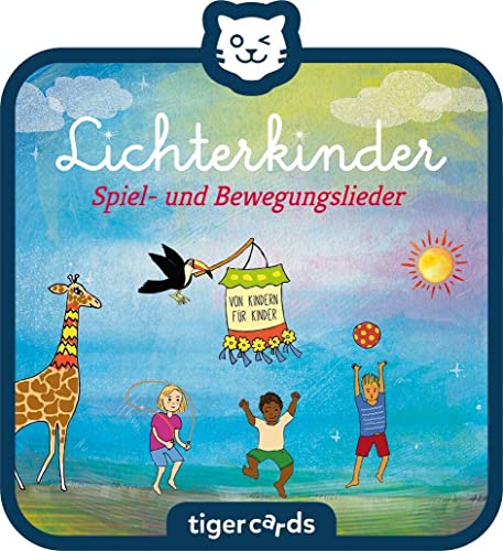 tigermedia tigercard Lichterkinder Spiel und Bewegungslieder für tigerbox Musikwürfel Hörspiele Hörbuch Kindertanz Spaß Singen Schule Kita von tigermedia