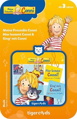 tigermedia tigercard Meine Freundin Conni Sing mit schönste Lieder Geschichten Kleinkind Hörspiel Geschenk tigerbox Hörbox Hörbuch Kindermusik von tigermedia