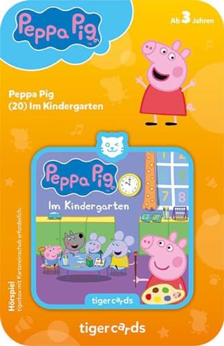 tigermedia tigercard Peppa Pig Wutz Folge 20 Im Kindergarten Geschenk für tigerbox Hörspielbox Audioplayer Kinder Hörspiele Hörbücher Musik von tigermedia