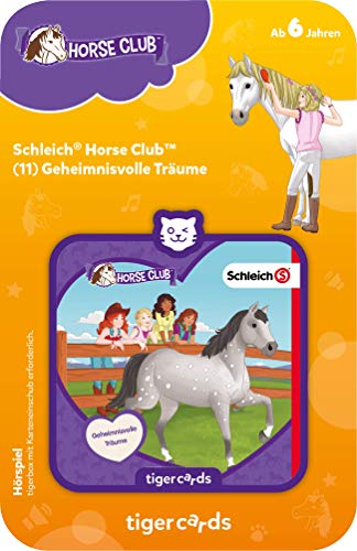 tigermedia tigercard Schleich Horse Club Die geheimnisvollen Träume Gute Nacht Pferde Geschichte Mädchen tigerbox Hörbox Hörspiel Hörbuch Musik von tigermedia