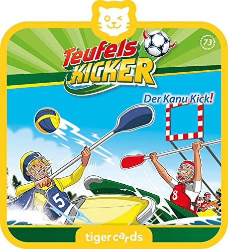 tigermedia tigercard Teufelskicker Folge 73 Der Kanu Kick Fußball Sport Geschichten Jungs tigerbox Audioplayer Hörspiele Hörbücher Kindermusik von tigermedia