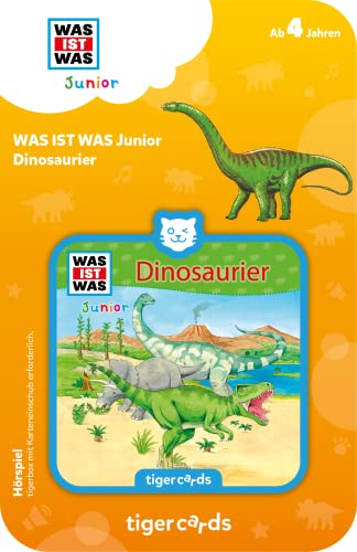 tigermedia tigercard WAS IST WAS Junior Dinosaurier Wissen Kinderbildung Geschichte tigerbox Hörspielbox Audiosystem Kinder Hörspiele Hörbücher von tigermedia