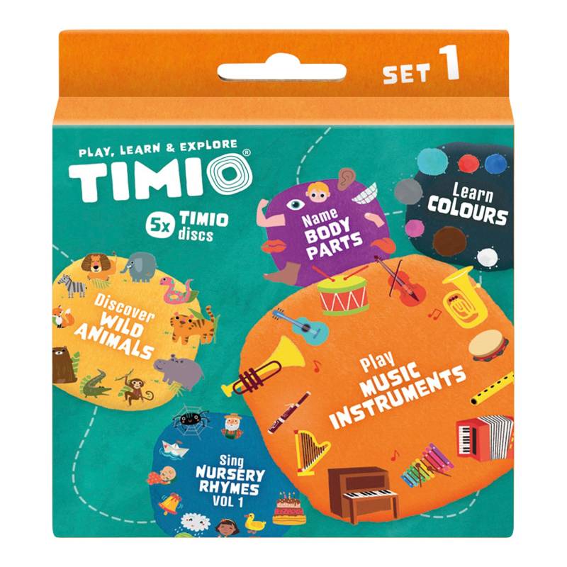 Timio Audio Disc Set 1 - Kinderreime Vol. 1: 5 Discs von timio