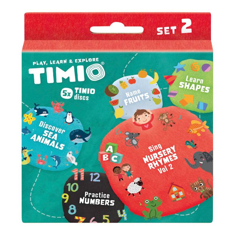 Timio Audio Disc Set 2 - Kinderreime Vol. 2: 5 Discs von timio