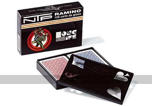 NTP Long Life Ramino Playing Cards - Wide Style, 100% PVC von Dal Negro