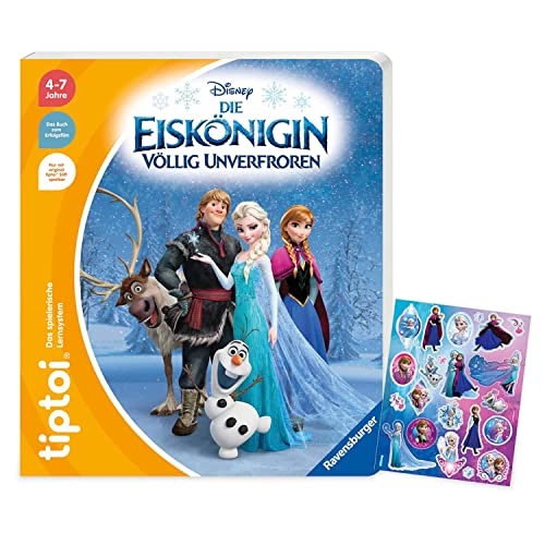 tiptoi Ravensburger Buch Die Eiskönigin - Völlig unverfroren Frozen ELSA + Disney Frozen Sticker von tiptoi