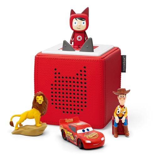 Tonies Disney Classics Bundle mit 1 kreativen und 3 tonies – König der Löwen, Autos und Spielzeuggeschichte, rot Tonies Disney Classics Bundle mit 1 kreativen und 3 tonies – König der Löwen, Autos und Spielzeuggeschichte, rot von tonies