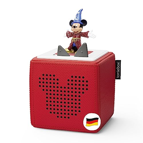 Tonies Limited Edition Disney Toniebox inkl. Disney Tonie Fantasia – Audioplayer für Hörbücher und Lieder, einfach zu bedienende kabellose Musikbox BZW. Lautsprecher, 7 Std. Akku von tonies