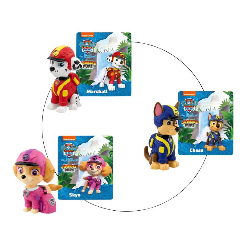 Tonies Tonie Bundle Hörfiguren Paw Patrol - Jungle Pups - Chase/Marshall/Skye von tonies