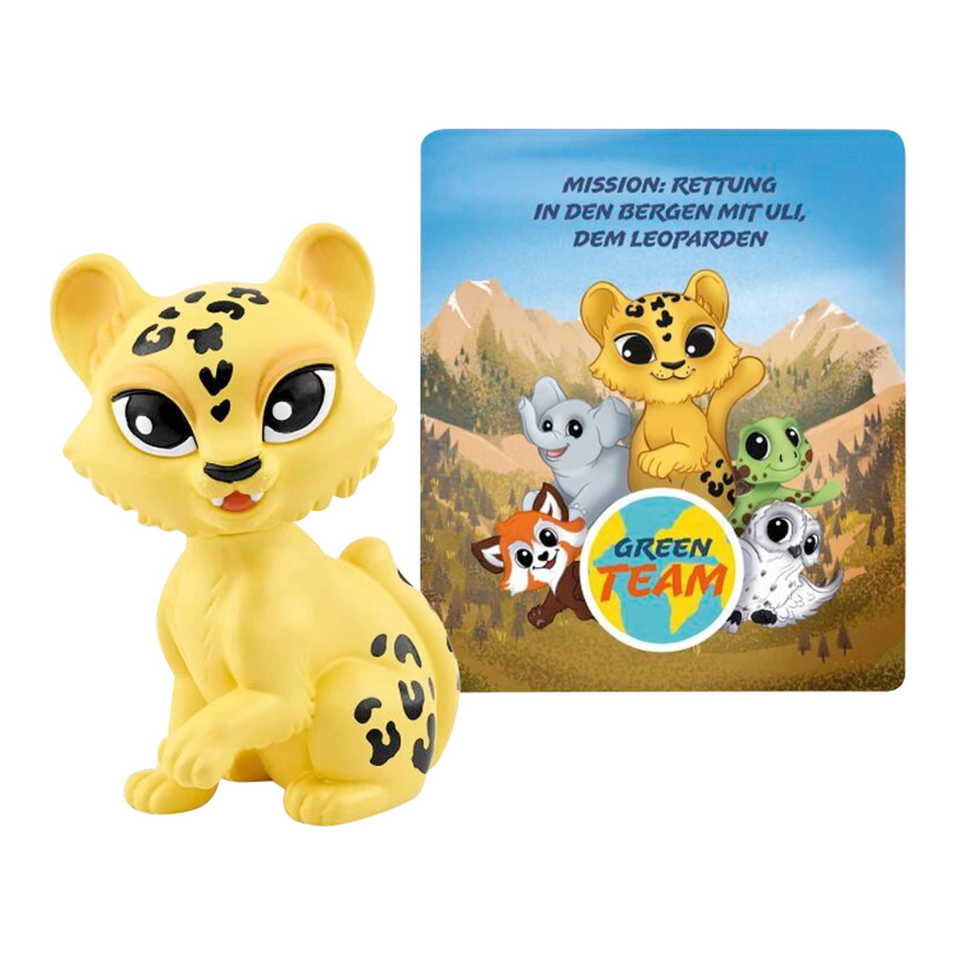 Tonies Tonie Hörfigur Greenteam - Mission: Rettung in den Bergen mit Uli, dem Leoparden Tonies Tonie Hörfigur Greenteam - Mission: Rettung in den Bergen mit Uli, dem Leoparden von tonies