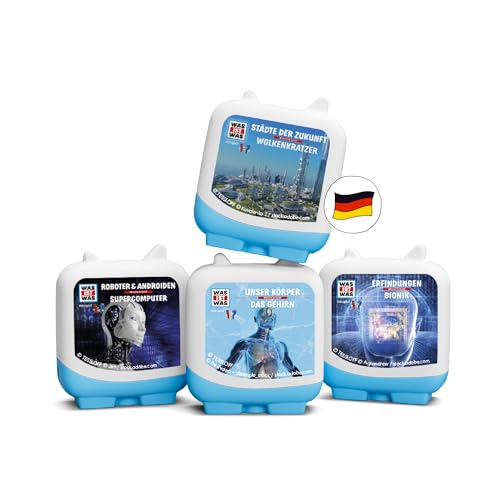 tonies Clever 4er Set was IST was für Deine Toniebox, Wissens-Hörspiel für Kinder ab 6 Jahren, Spielzeit je ca. 70 Minuten von tonies