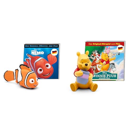 tonies Hörfigur für Toniebox, Disney – Findet Nemo Original-Hörspiel zum Film & Hörfigur für Toniebox, Disney – Winnie Puuh auf großer Reise von tonies