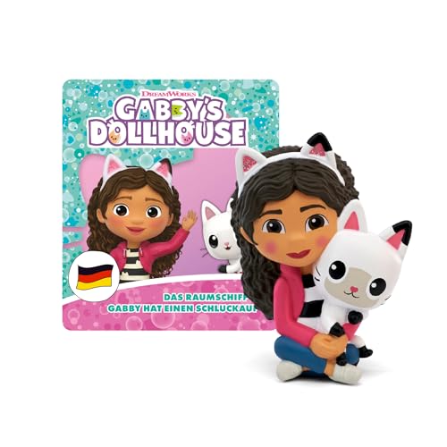 tonies Hörfigur für Toniebox, Gabby's Dollhouse – Das Raumschiff / Gabby hat einen Schluckauf, Hörspiel für Kinder ab 4 Jahren, Spielzeit ca. 43 Minuten von tonies