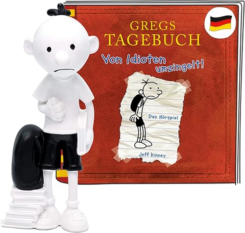 tonies Hörfigur für Toniebox, Gregs Tagebuch – Von Idioten umzingelt (Bd. 1), Hörspiel für Kinder ab 10 Jahren, Spielzeit ca. 78 Minuten von tonies