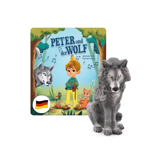 tonies Hörfigur für Toniebox, Peter und der Wolf, Hörspiel mit Musik für Kinder ab 6 Jahren, Spielzeit ca. 50 Minuten tonies Hörfigur für Toniebox, Peter und der Wolf, Hörspiel mit Musik für Kinder ab 6 Jahren, Spielzeit ca. 50 Minuten von tonies
