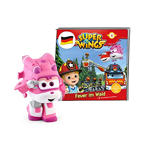 tonies Hörfigur für Toniebox, Super Wings – Feuer im Wald, Hörspiel mit 4 Geschichten für Kinder ab 3 Jahren, Spielzeit ca. 58 Minuten von tonies