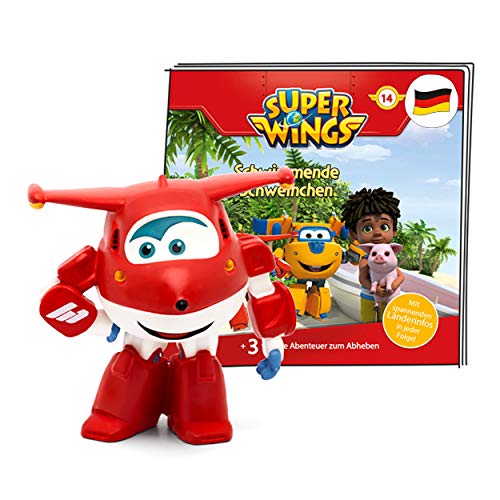 tonies Hörfigur für Toniebox, Super Wings – Schwimmende Schweinchen, Hörspiel mit 4 Geschichten für Kinder ab 4 Jahren, Spielzeit ca. 47 Minuten von tonies