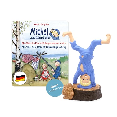 tonies Hörfiguren für Toniebox, Astrid Lindgren: Michel – Als Michel den Kopf in die Suppenschüssel steckte, Hörspiel für Kinder ab 4 Jahren, Spielzeit ca. 53 Minuten von tonies