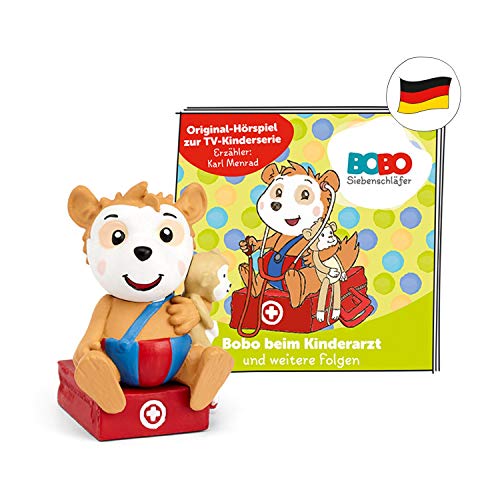 tonies Hörfiguren für Toniebox, Bobo Siebenschläfer – Bobo beim Kinderarzt, Original Hörspiel zur TV-Kinderserie, ab 3 Jahren, Spielzeit ca. 46 Minuten von tonies