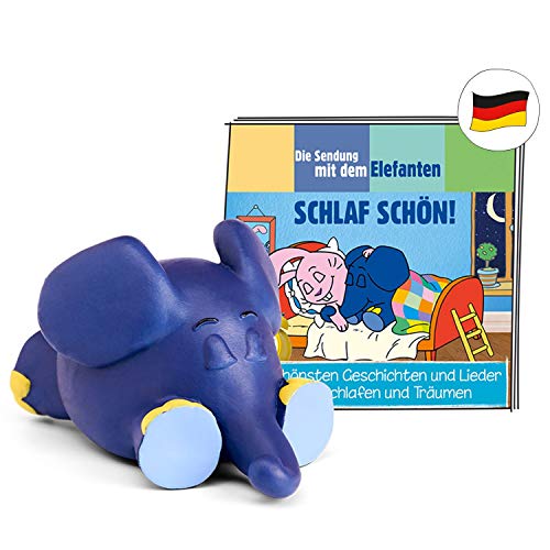 tonies Hörfiguren für Toniebox, Die Sendung mit dem Elefanten – Schlaf schön!, Hörbuch mit Liedern für Kinder ab 3 Jahren, Spielzeit ca. 51 Minuten von tonies