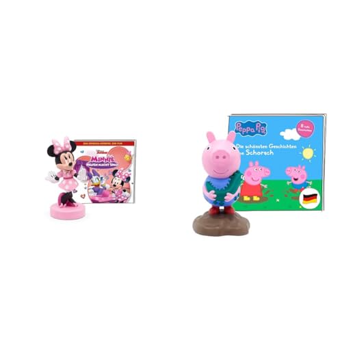 tonies Hörfiguren für Toniebox, Disney Minnie Maus – Helfen Macht Spaß & Hörfigur für Toniebox, Peppa Wutz – Die schönsten Geschichten von tonies