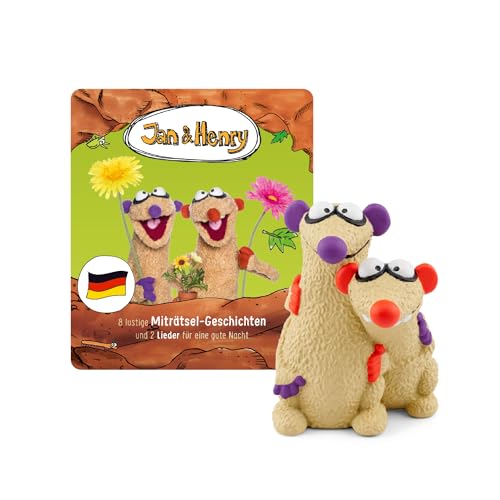 tonies Hörfiguren für Toniebox, Jan und Henry – 8 Rätsel und 2 Lieder, Hörspiel mit Liedern für Kinder ab 3 Jahren, Spielzeit ca. 43 Minuten tonies Hörfiguren für Toniebox, Jan und Henry – 8 Rätsel und 2 Lieder, Hörspiel mit Liedern für Kinder ab 3 Jahren, Spielzeit ca. 43 Minuten von tonies