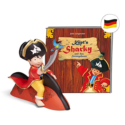 tonies Hörfiguren für Toniebox, Käpt'n Sharky – Käpt'n Sharky und das Seeungeheuer, Hörspiel für Kinder ab 3 Jahren, Spielzeit ca. 38 Minuten tonies Hörfiguren für Toniebox, Käpt'n Sharky – Käpt'n Sharky und das Seeungeheuer, Hörspiel für Kinder ab 3 Jahren, Spielzeit ca. 38 Minuten von tonies