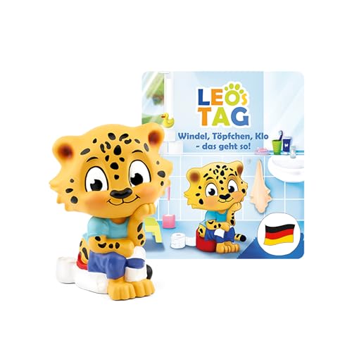 tonies Hörfiguren für Toniebox, Leos Tag – Windel, Töpfchen, Klo – das geht so!, Hörspiel mit Liedern für Kinder ab 3 Jahren, Spielzeit ca. 50 Minuten von tonies