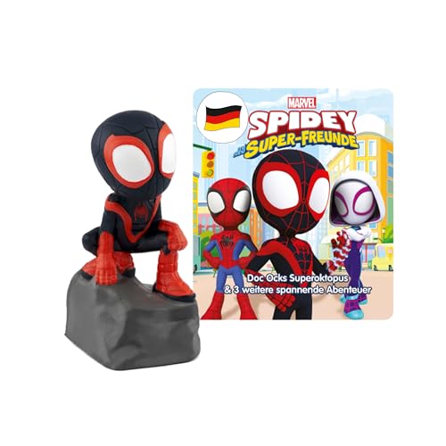 tonies Hörfiguren für Toniebox, Marvel Spidey und Seine Super-Freunde – Doc Ocks Superoktopus & 3 weitere spannende Abenteuer (Folge 2), Hörspiel für Kinder ab 4 Jahren, Spielzeit ca. 56 Minuten von tonies