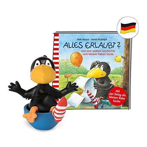 tonies Hörfiguren für Toniebox, Rabe Socke – Alles erlaubt?, Hörspiel mit 2 Geschichten für Kinder ab 3 Jahren, Spielzeit ca. 40 Minuten tonies Hörfiguren für Toniebox, Rabe Socke – Alles erlaubt?, Hörspiel mit 2 Geschichten für Kinder ab 3 Jahren, Spielzeit ca. 40 Minuten von tonies