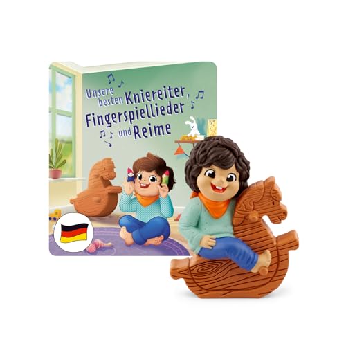 tonies Hörfiguren für Toniebox, Unsere besten Kniereiter, Fingerspiellieder und Reime, Kinderlieder für Kinder ab 3 Jahren, Spielzeit ca. 40 Minuten von tonies