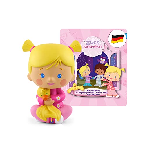 tonies Hörfiguren für Toniebox, Zoés Zauberschrank – Eule/Regenbogenrätsel/Schatz AHOI/Farbe Rosa, Hörspiel für Kinder ab 3 Jahren, Spielzeit ca. 46 Minuten von tonies