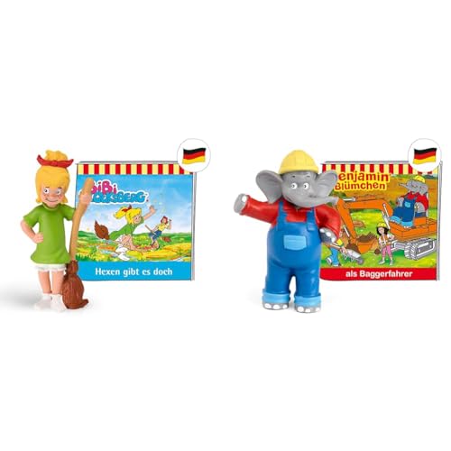 tonies Hörfiguren für Toniebox & Hörfiguren für Toniebox, Benjamin Blümchen – Benjamin als Baggerfahrer, Hörspiel für Kinder ab 3 Jahren, Spielzeit ca. 41 Minuten von tonies