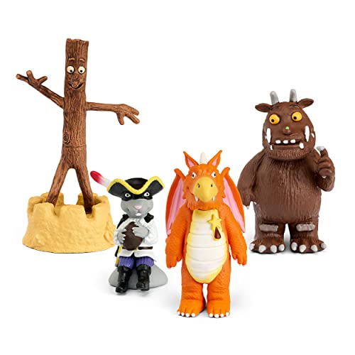 tonies Julia Donaldson Figuren-Set inkl. 4 Figuren: Grüffelo, Zog, Highway Rat und Stick Man, Audio-Story und Songs für Kinder zur Verwendung mit Toniebox-Musik-Player (separat erhältlich) von tonies